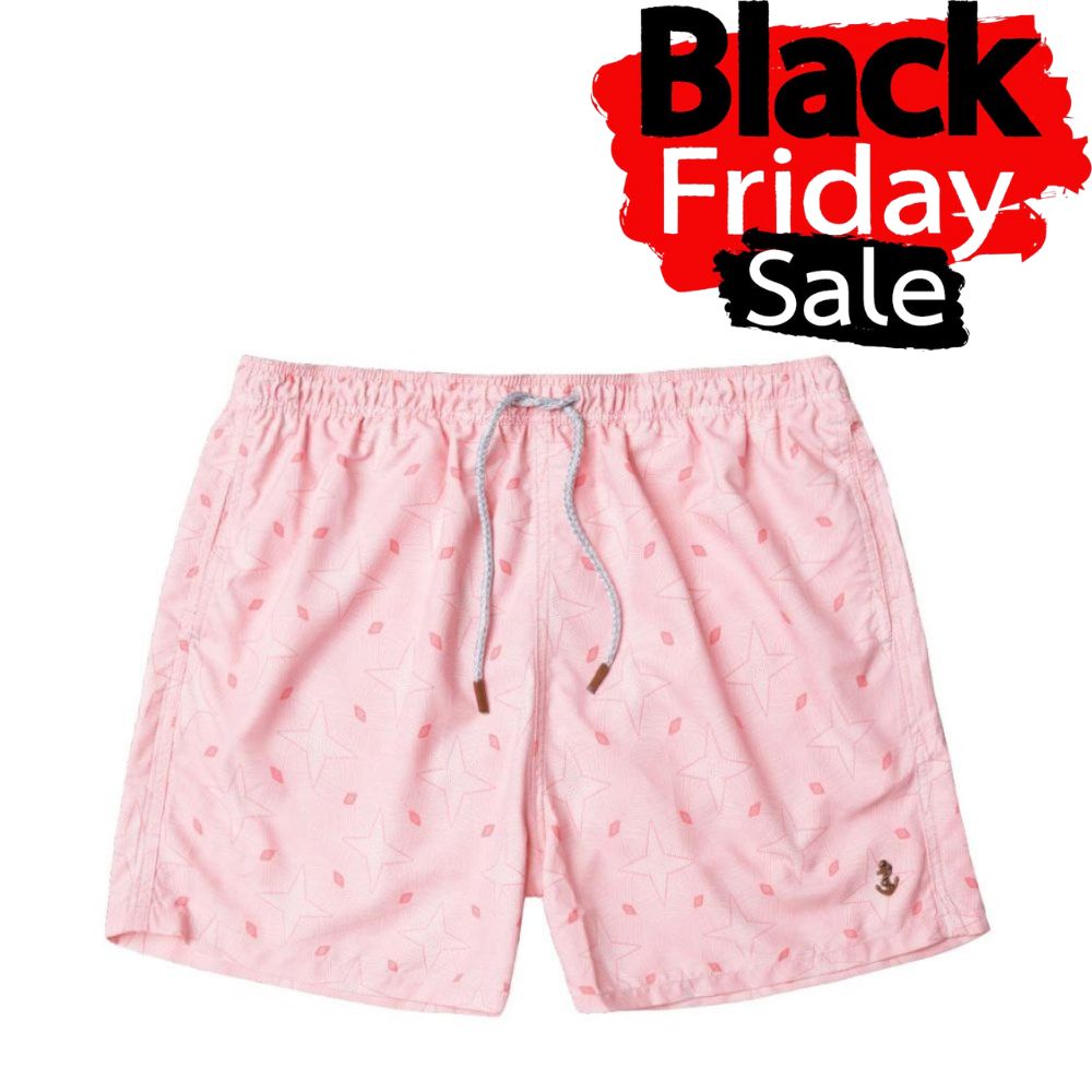 Μαγιό Retromarine Stars Swim Shorts Pink