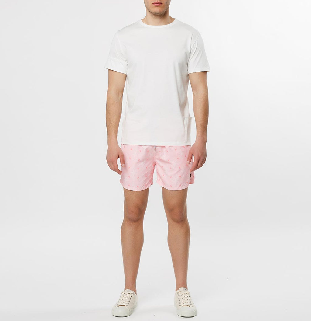 Μαγιό Retromarine Stars Swim Shorts Pink