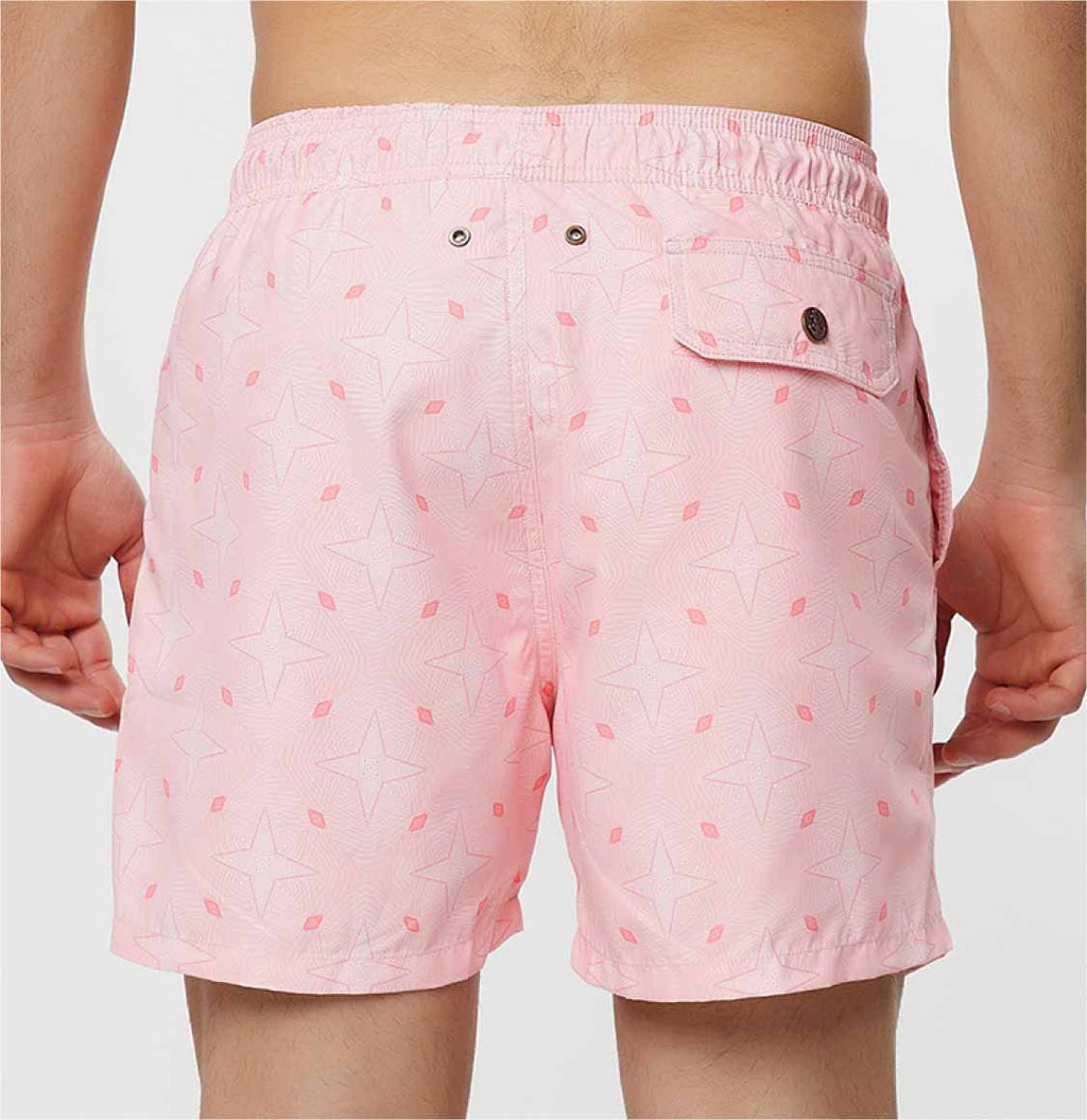 Μαγιό Retromarine Stars Swim Shorts Pink