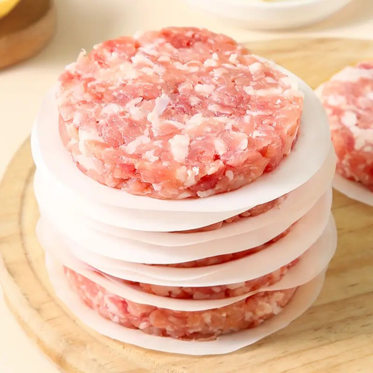 Φύλλα Πλαστικής Μεμβράνης Τροφίμων 100 pcs Reusable Plastic Wrap Sheets