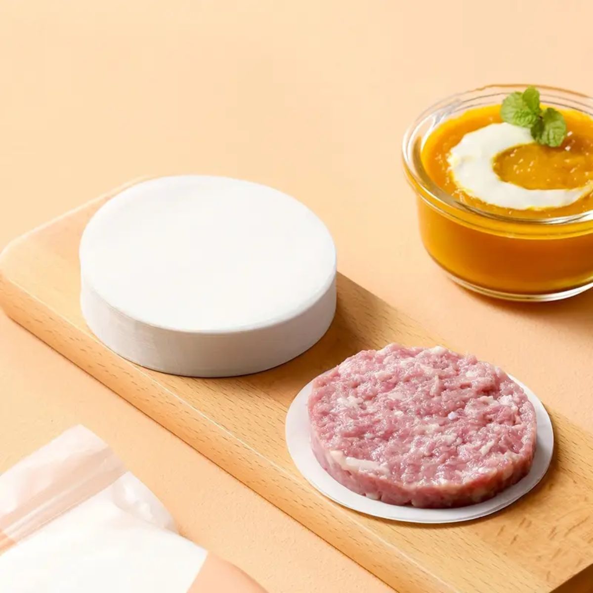 Φύλλα Πλαστικής Μεμβράνης Τροφίμων 100 pcs Reusable Plastic Wrap Sheets