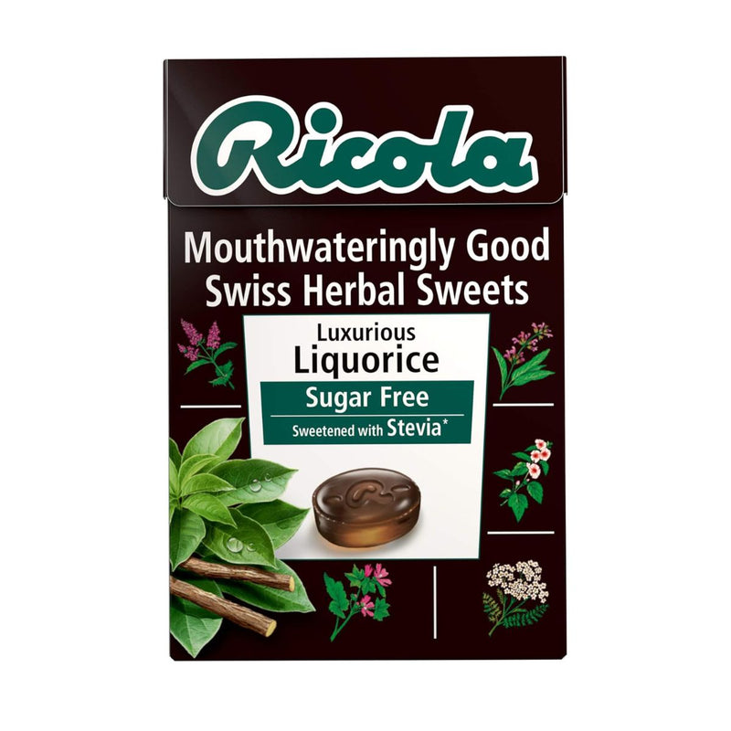 Καραμέλες με Γλυκόριζα Ricola Luxurious Liquorice Sugar Free Caramels