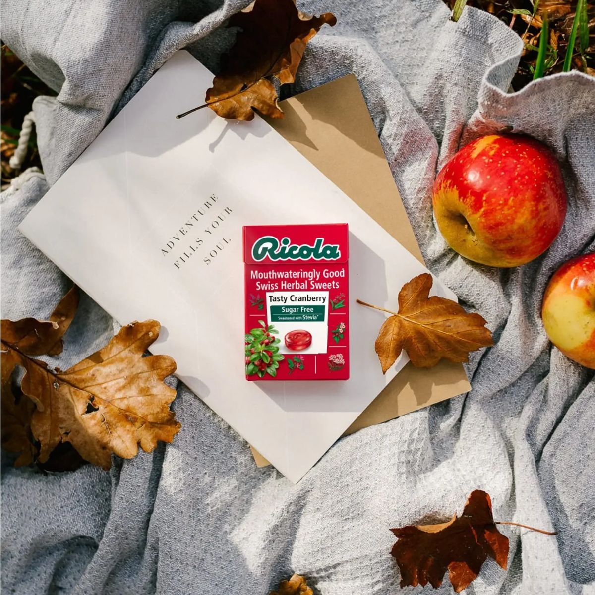 Καραμέλες με Κράνμπερι Ricola Tasty Cranberry Sugar Free Caramels