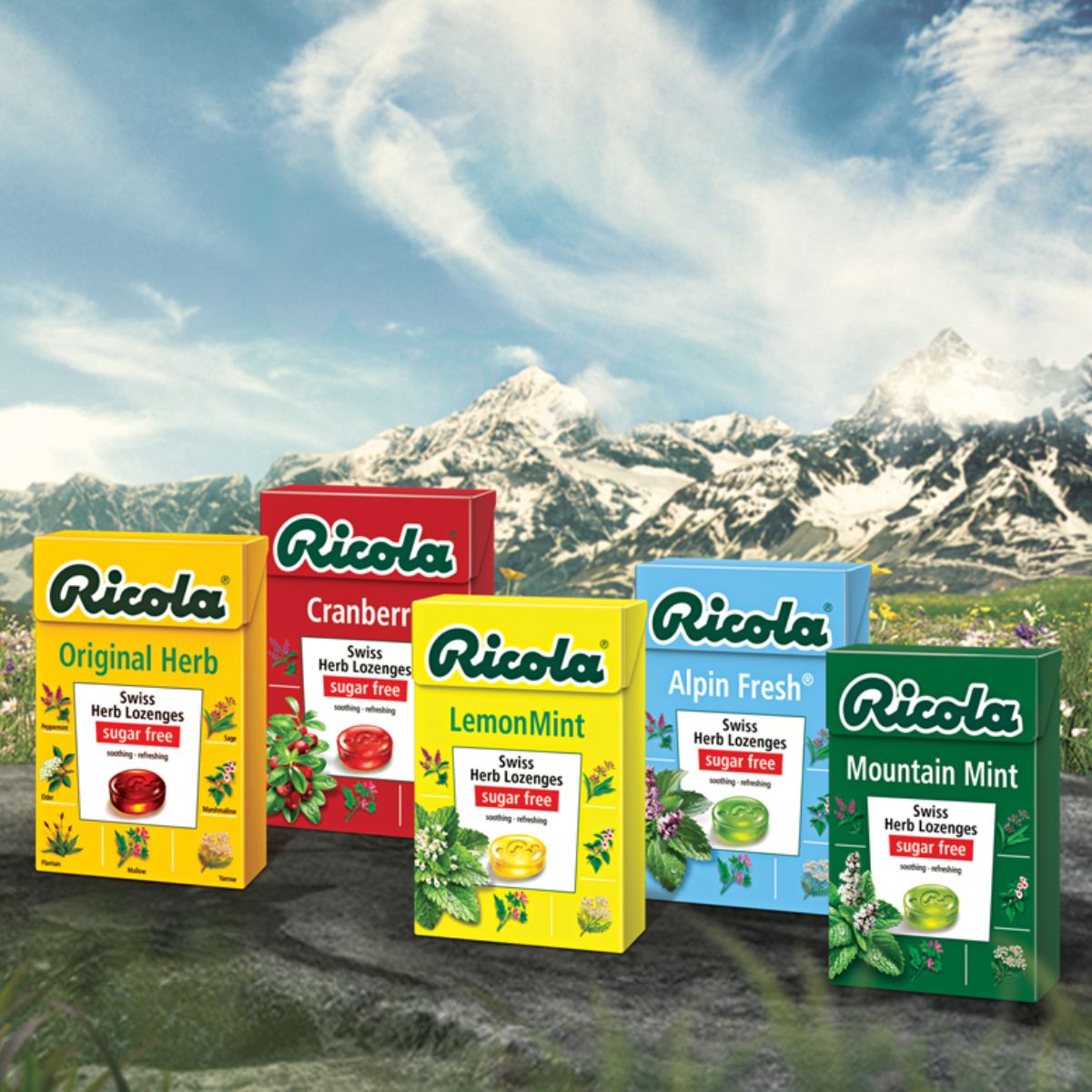 Καραμέλες Με Βαλσαμόχορτο Ricola Creamy Herbal Caramel Sugar Free Caramels