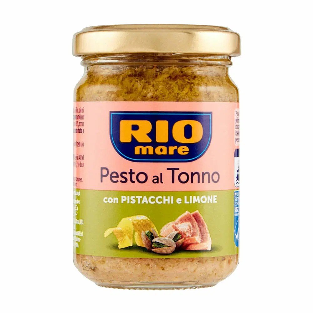 Σάλτσα Τόνου με Φιστίκια και Λεμόνι Rio Mare Pesto al Tonno con Pistacchi e Limone 130g