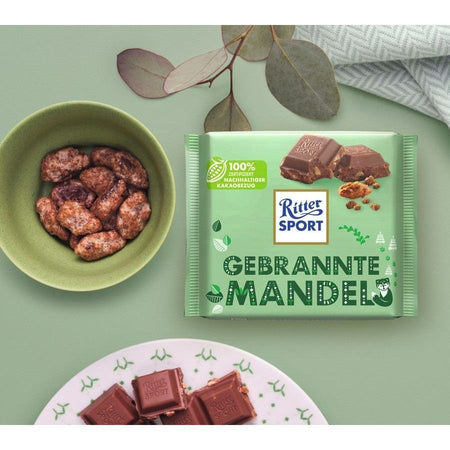 Σοκολάτα Με Καραμελωμένα Αμύγδαλα Ritter Sport Caramelized Almonds Winter Edition 100g