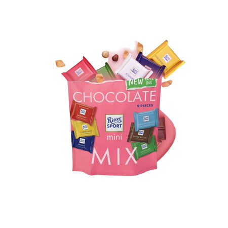 Συλλογή Μίνι Σοκολάτες Ritter Sport Mini Chocolate Mix 9 Pieces Pouch 150g