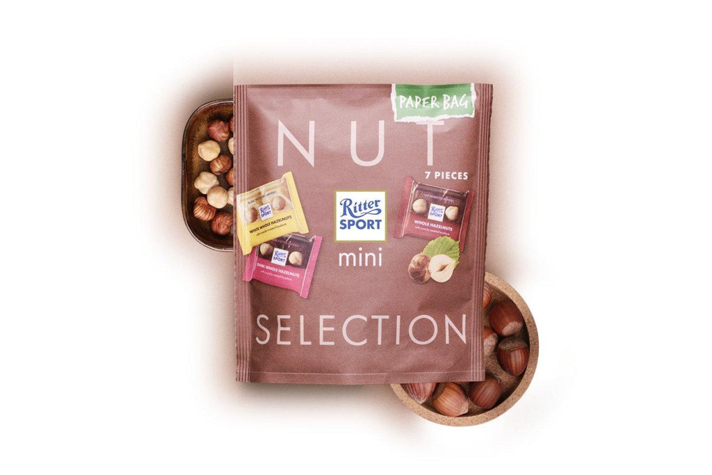 Ritter Sport Mini Nut Selection 7 Pieces Pouch 116g-B