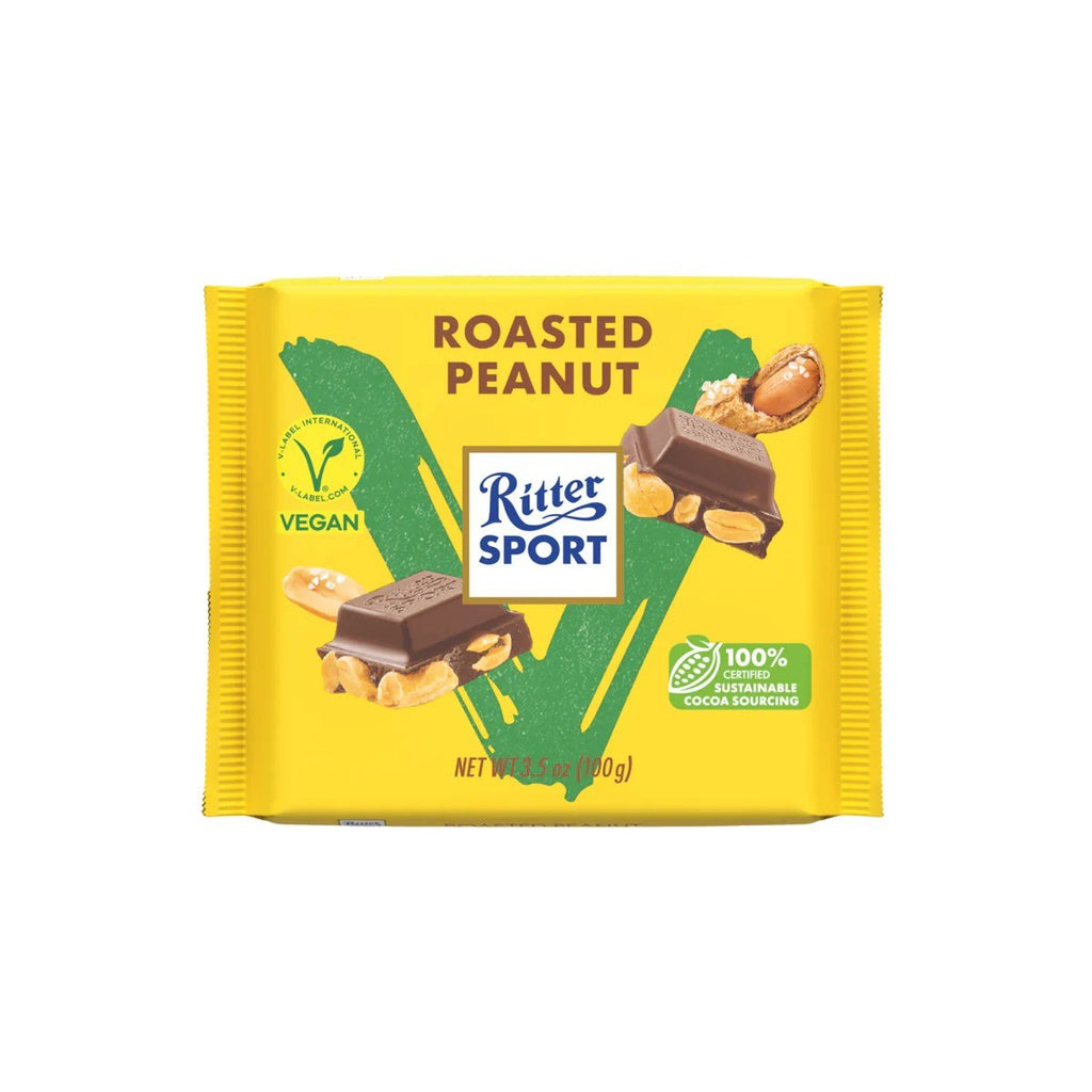 Σοκολάτα Με Καβουρδισμένα Φιστίκια Ritter Sport Roasted Peanut Vegan 100g