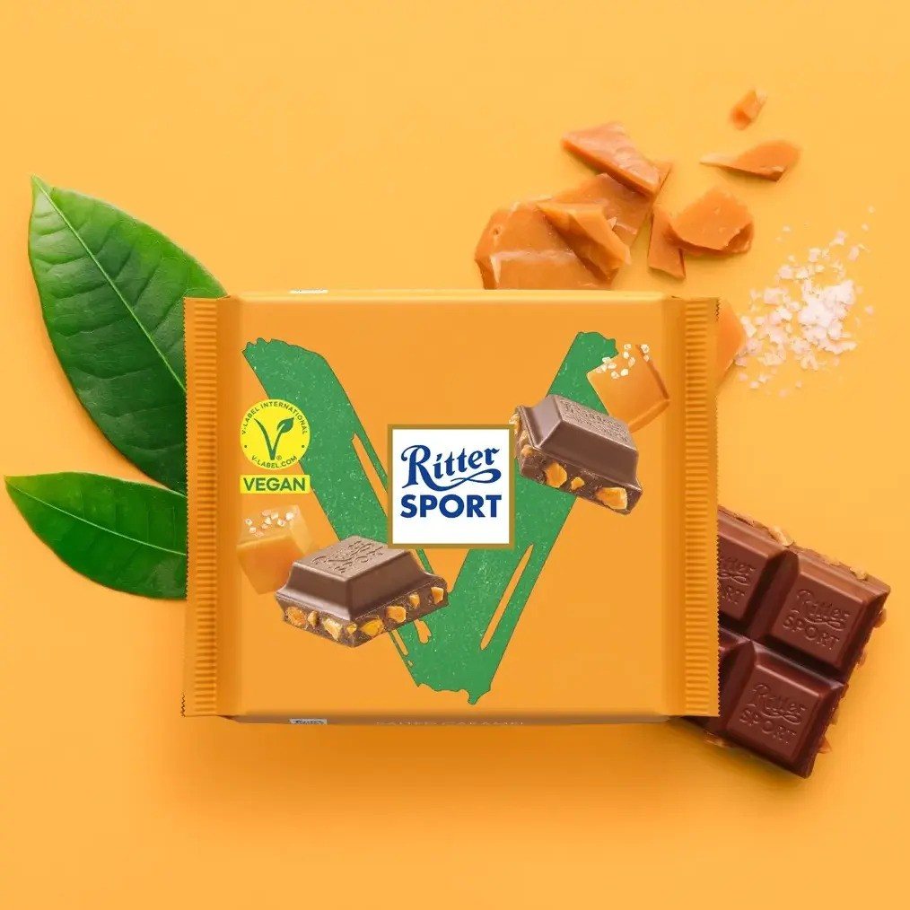 Σοκολάτα με Αλμυρή Καραμέλα Ritter Sport Salted Caramel 100g 