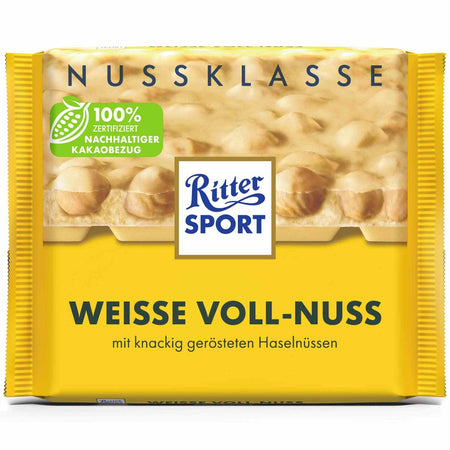 Ritter Sport Weisse Voll Nuss 100g