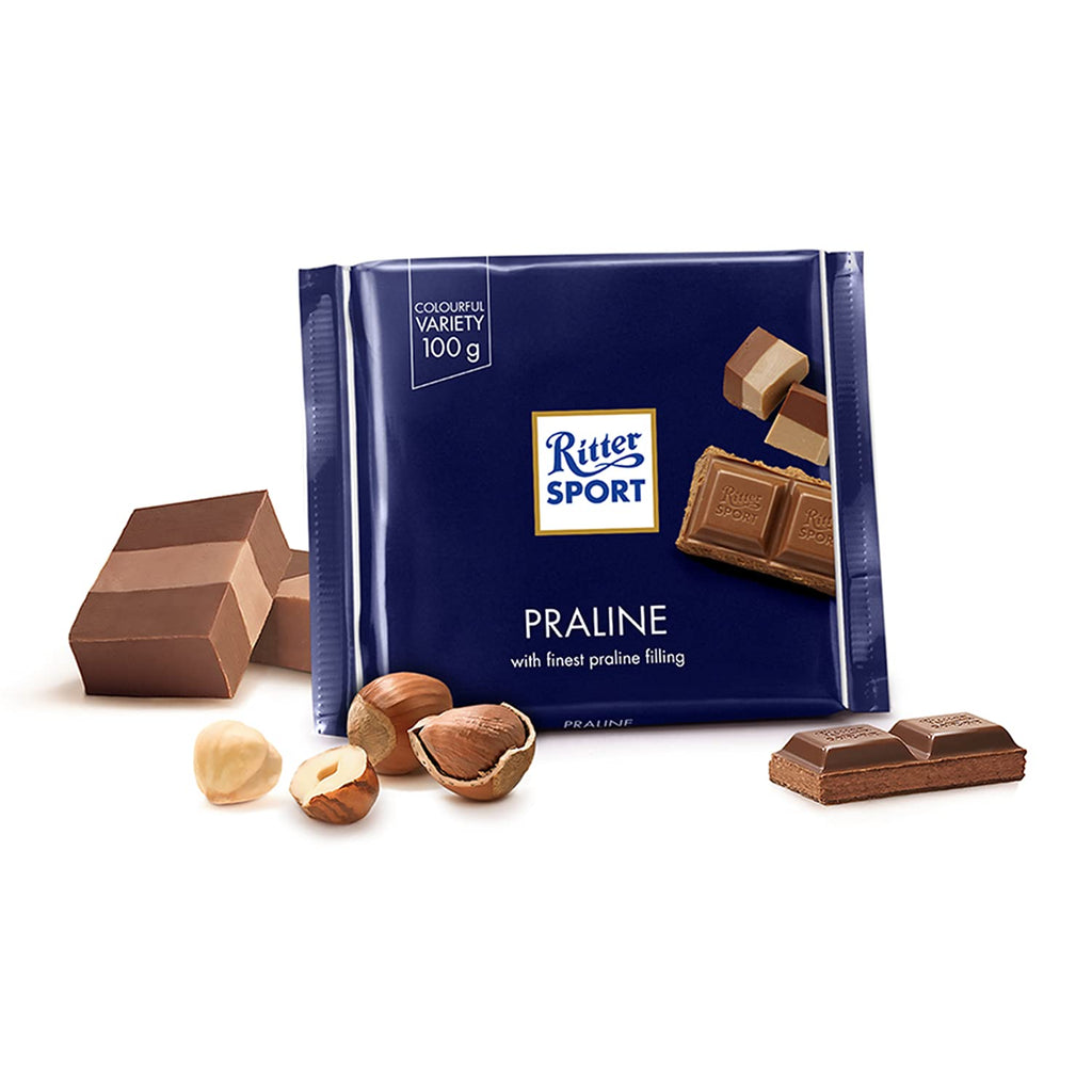 Σοκολάτα Γάλακτος με Πραλίνα Ritter Sport Nugat 100g