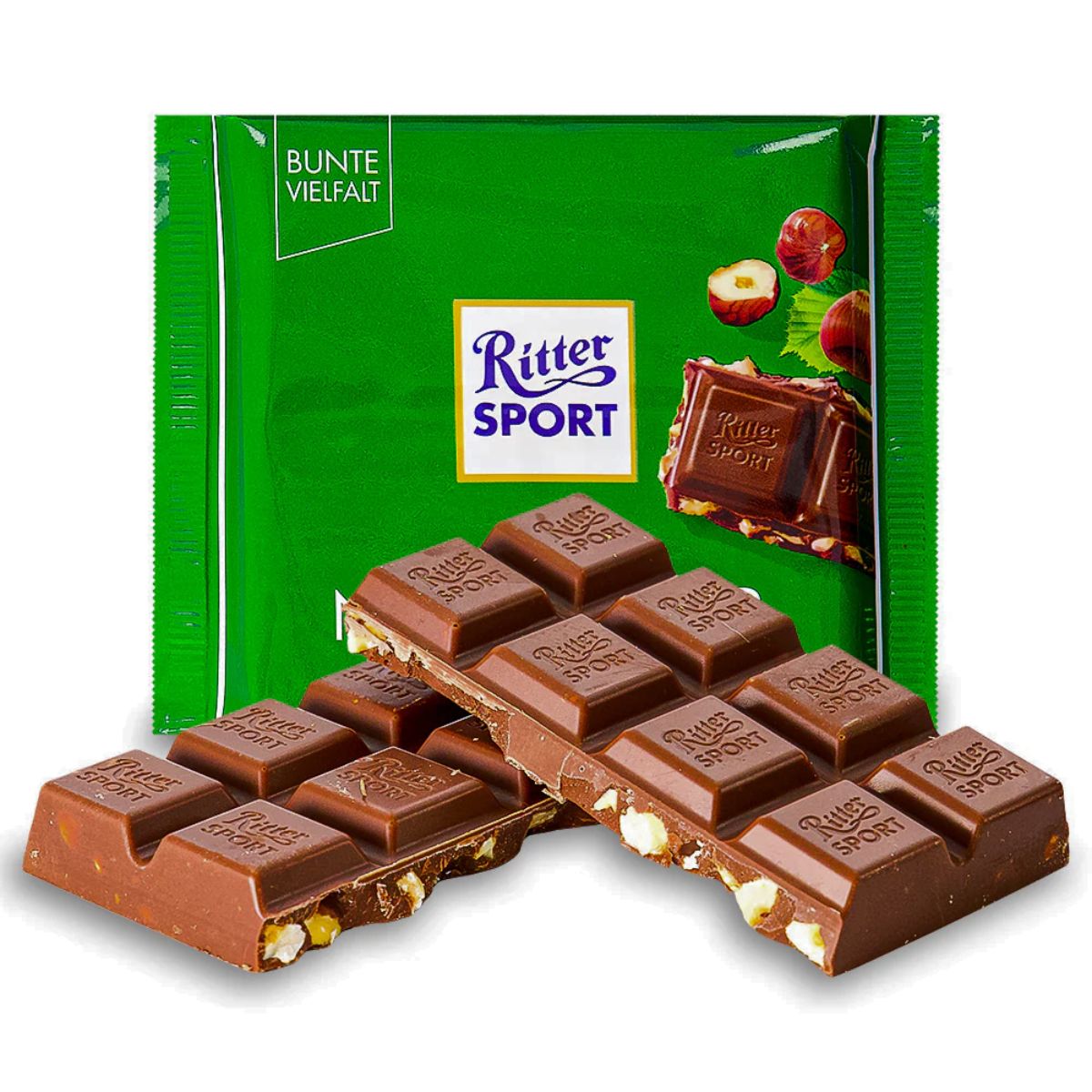 Σοκολάτα Γάλακτος Με Κομμάτια Φουντουκιού Ritter Sport Hazelnuts