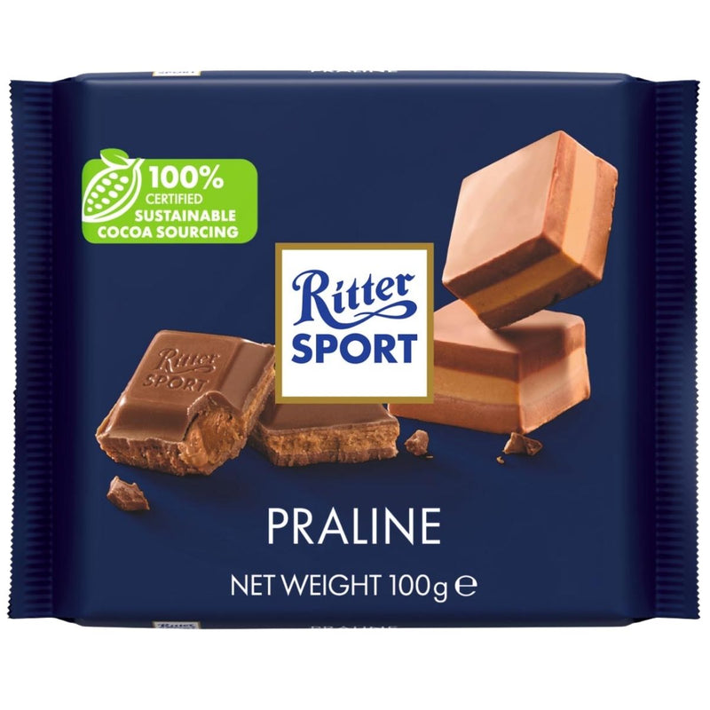 Σοκολάτα Γάλακτος με Πραλίνα Ritter Sport Nugat