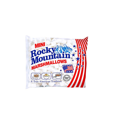 Ζαχαρωτά Άσπρα Rocky Mountain Mini Marshmallows 150g