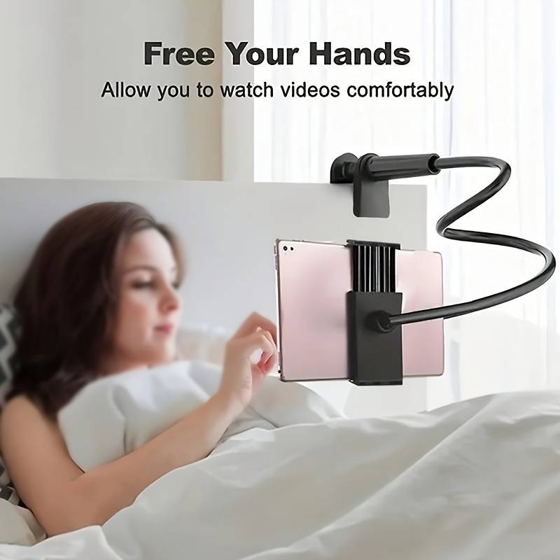 Περιστρεφόμενο Stand Τηλεφώνου Rotating Phone Holder Black 70x12-18cm