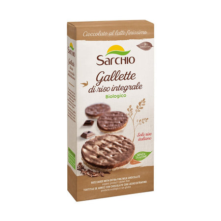 Sarchio Gallette di Riso con Cioccolato Al Latte 100g