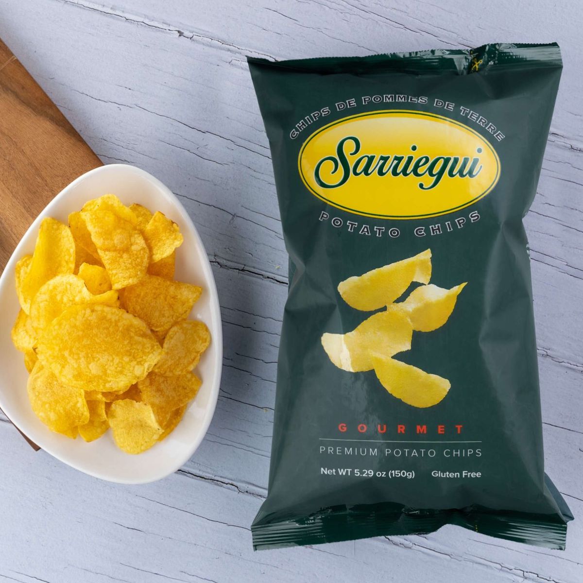 Πατατάκια Sarriegui Gourmet Premium Salted Potato Chips