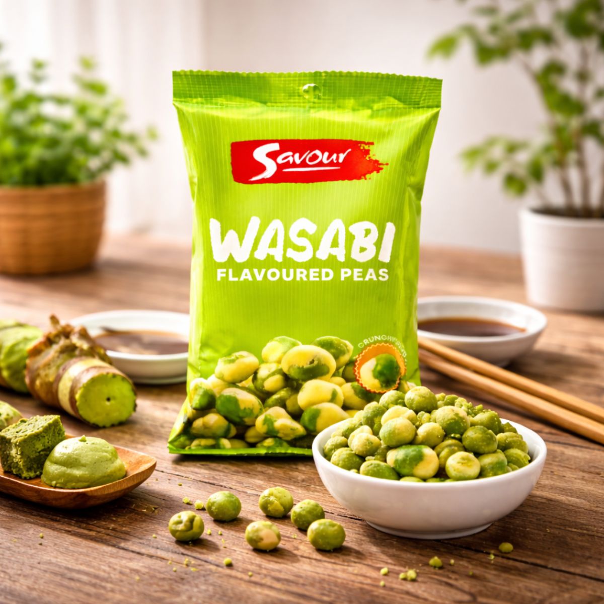 Αρακάς με Γουασάμπι Savour Wasabi Flavoured Peas