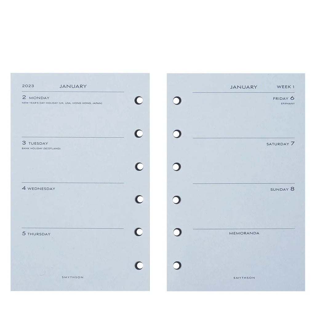 Ανταλλακτικό Ημερολογίου Smythson 2023 Bijou Diary Refill