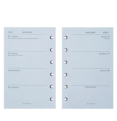 Ανταλλακτικό Ημερολογίου Smythson 2023 Bijou Diary Refill