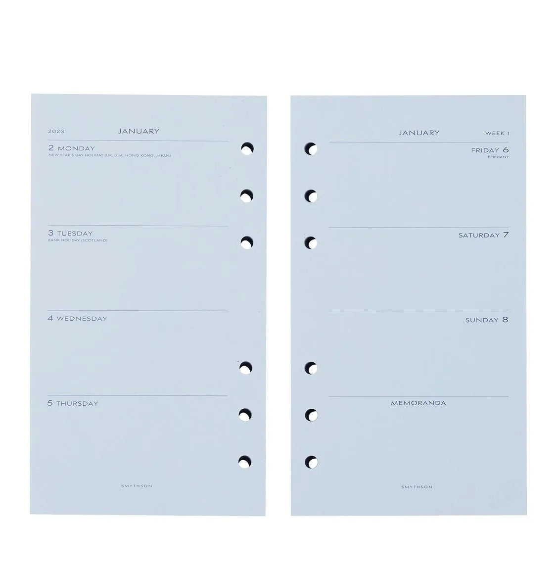 Ανταλλακτικό Ημερολογίου Smythson 2023 Bond Diary Refill