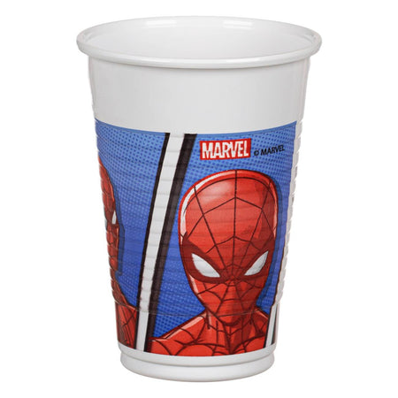 Spiderman Plastic Cups For Childrens Party 200ml-A