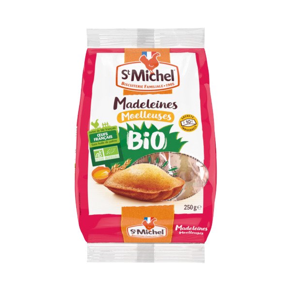 St Michel Madeleins Moelleuses Bio 250g-A