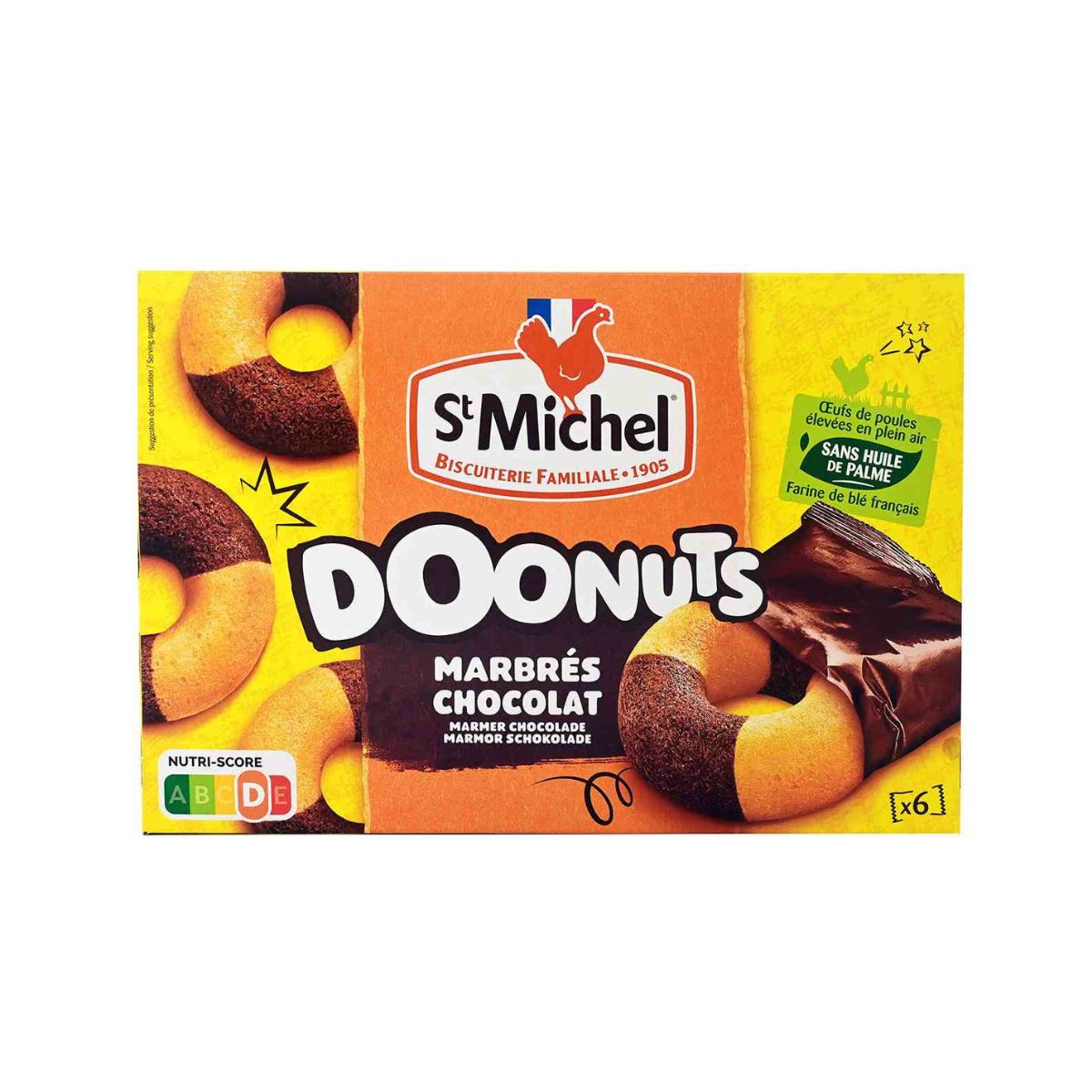 Ντόνατς Μαρμπρέ St Michel Doonuts Marbres Chocolat