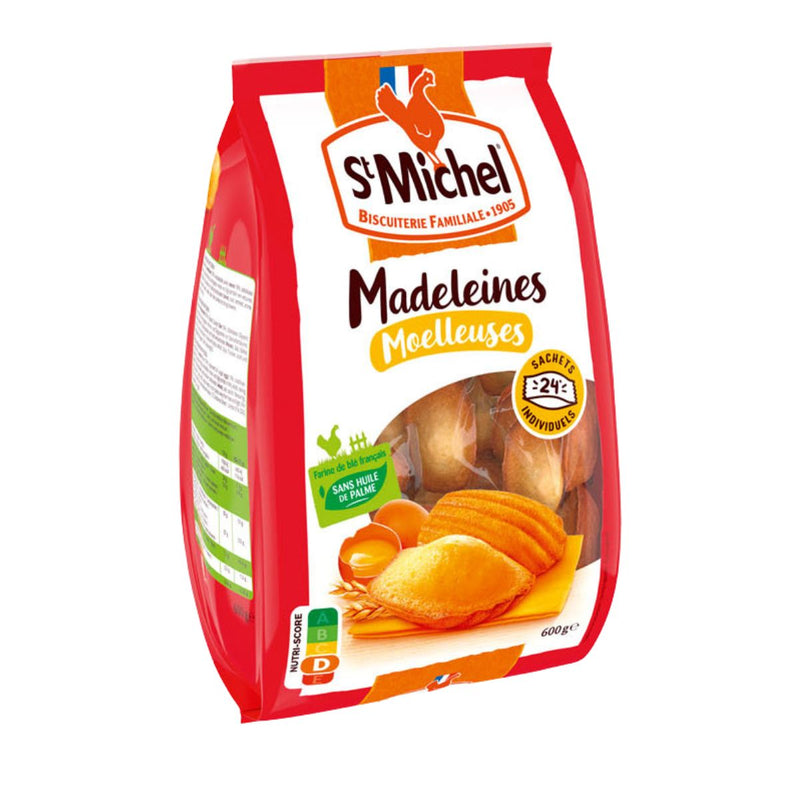 Κέικ Ατομικά Μαντλέν Βιολογικά St Michel Madeleines Moelleuses Bio