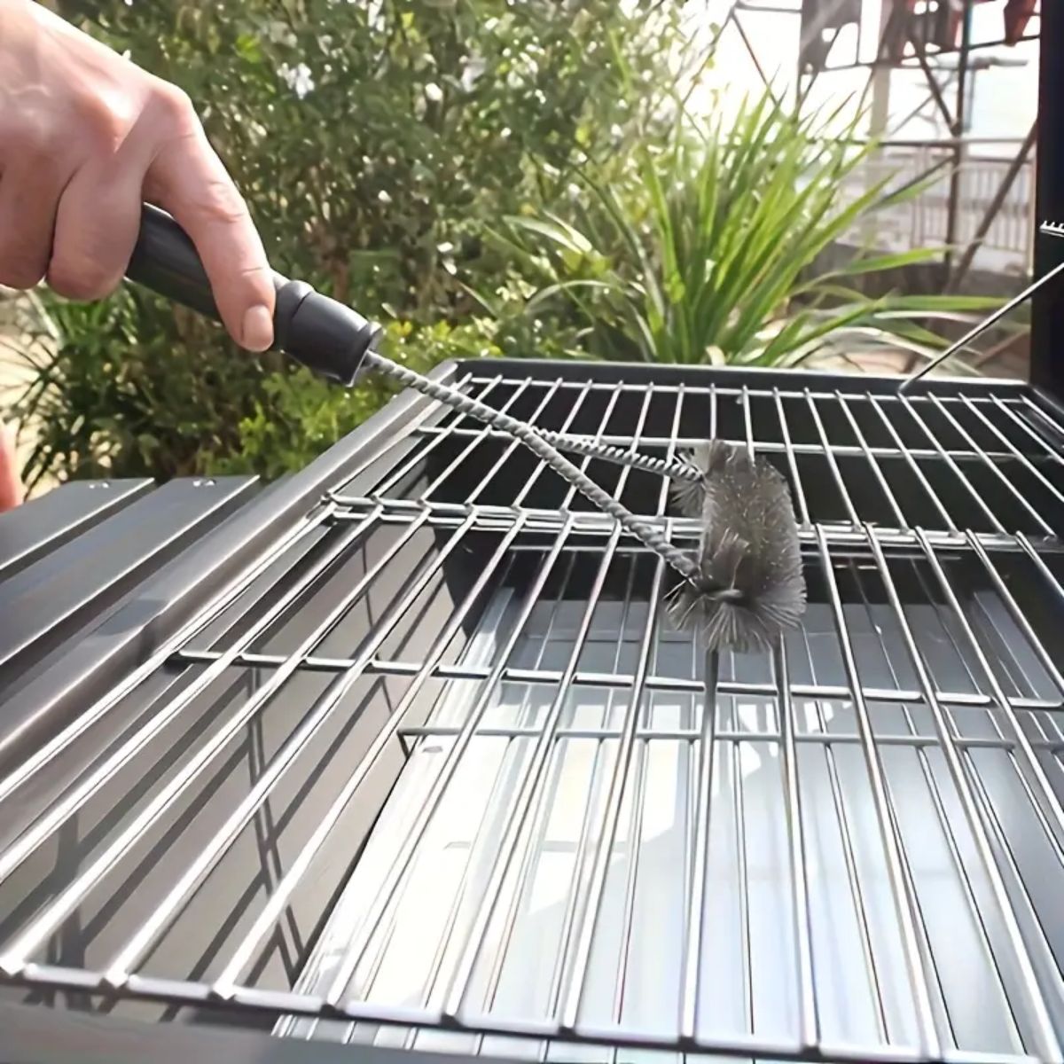 Βούρτσα BBQ από Ανοξείδωτο Ατσάλι Reusable Stainless Steel BBQ Brush
