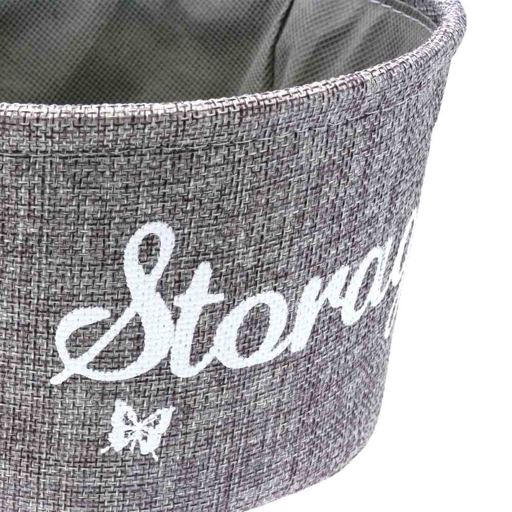 Storage Box Grey 18x11cm