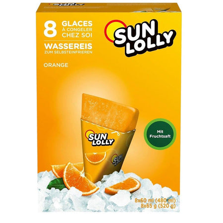 Γρανίτες Πορτοκάλι Sun Lolly Ice Lollies Orange 8x65g