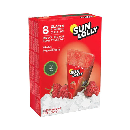 Γρανίτες Φράουλα Sun Lolly Ice Lollies Strawberry 8x65g