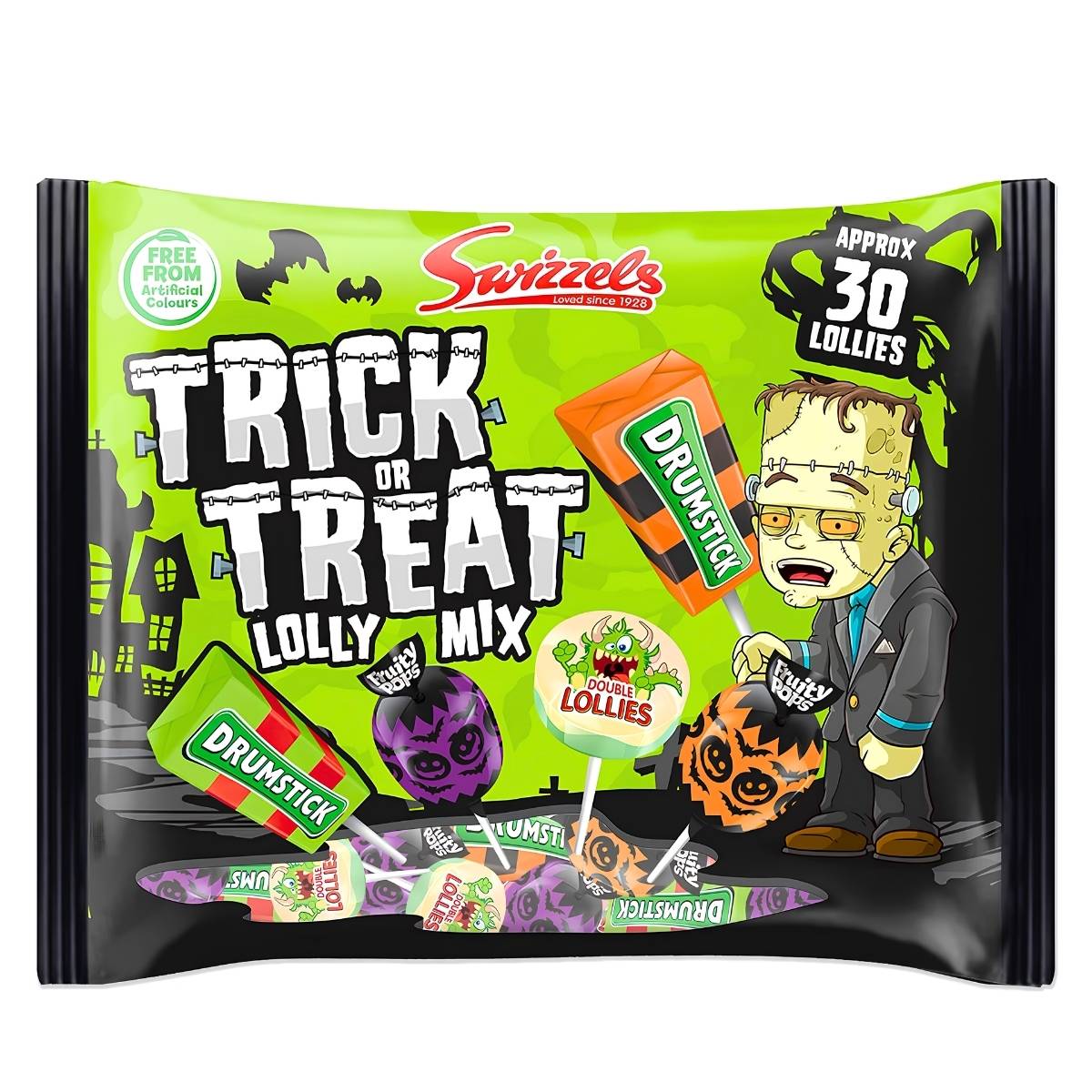 Συλλογή με Γλειφιτζούρια Halloween Swizzels Trick or Treat Lolly Mix