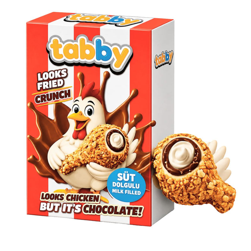 Τραγανή Σοκολάτα με Γέμιση Κρέμα Tabby Crunchy Chocolate Chicken