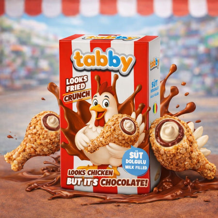 Τραγανή Σοκολάτα με Γέμιση Κρέμα Tabby Crunchy Chocolate Chicken