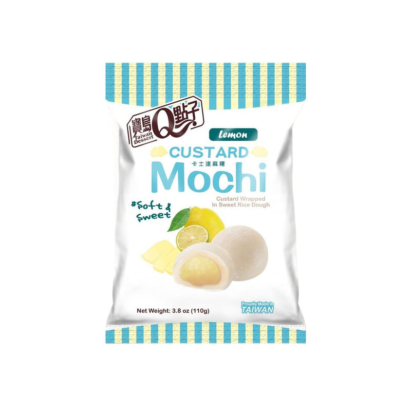 Ιαπωνικό Μαστιχωτό Γλυκό Μότσι με Λεμόνι Taiwan Dessert Q Custard Mochi Lemon 110g