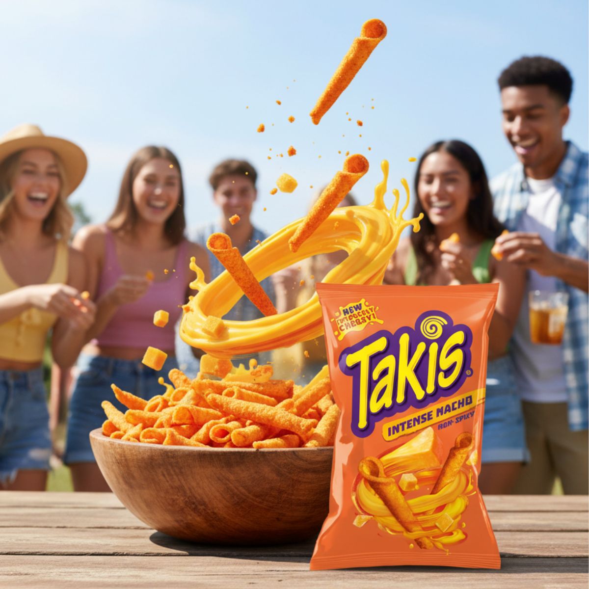 Σνακ Τορτίγιας με Τυρί Takis Intense Nacho