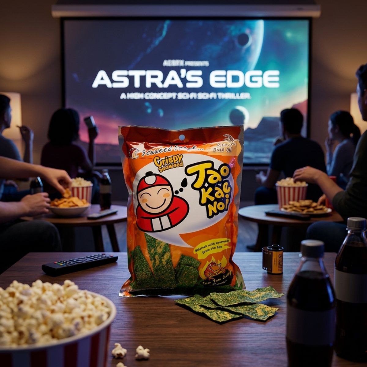 Σνακ Φυκιού Tao Kae Noi Hot and Spicy Flavour Crispy Seaweed
