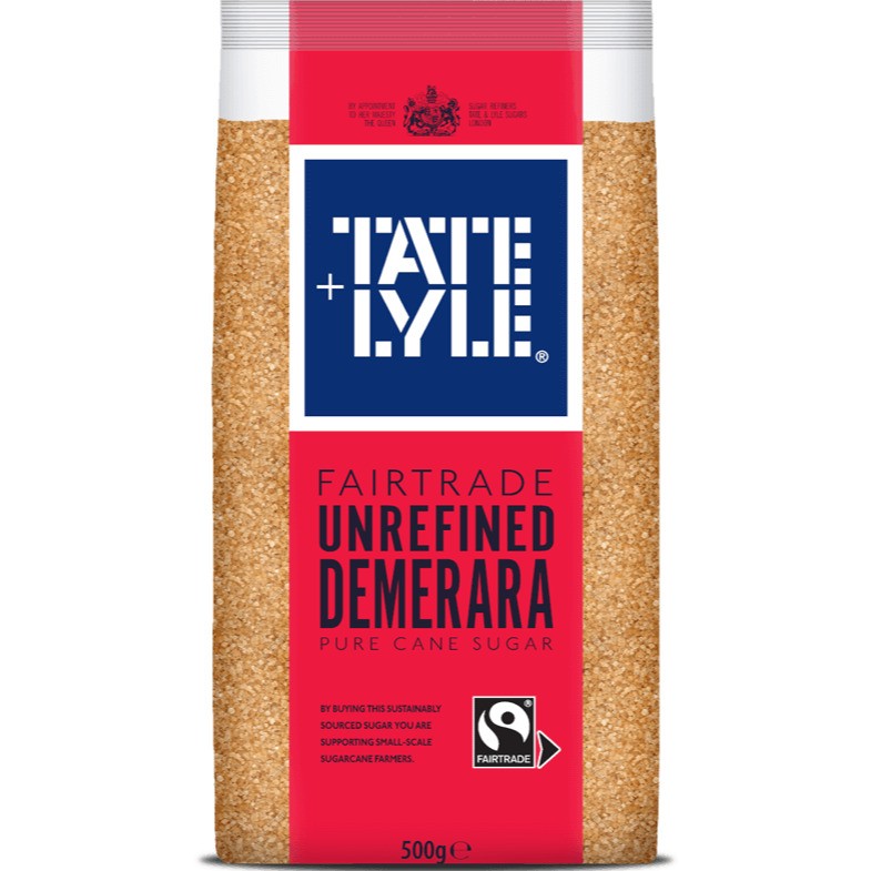 Ζάχαρη Ακατέργαστη Καστανή Tate and Lyle Fairtrade Unrefined Demerara Sugar 500g