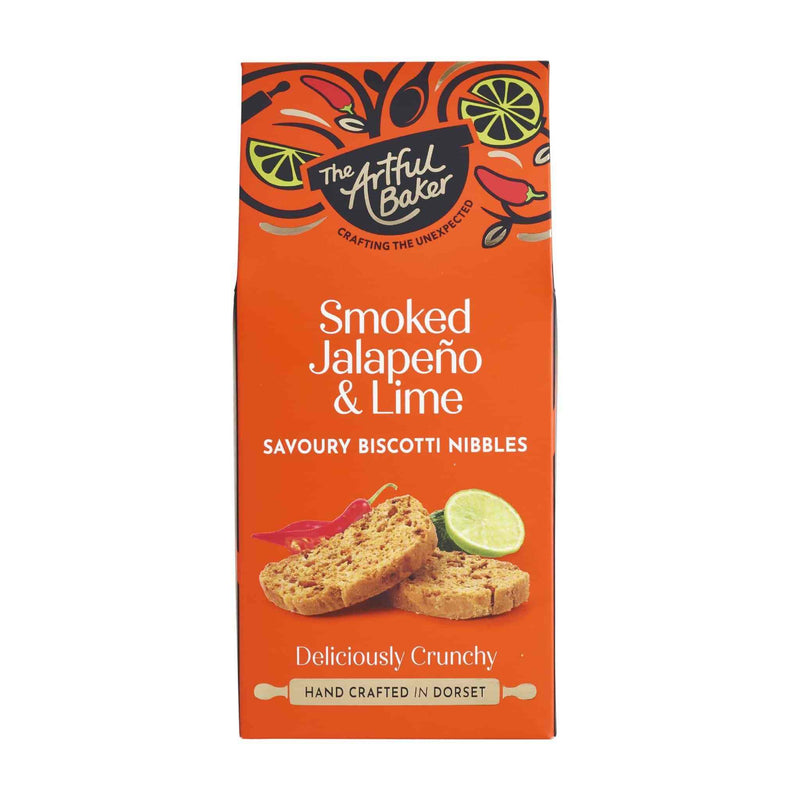 The ArtFul Baker Savoury Biscotti Nibbles Smoked Jalapeno And Lime 100g-A