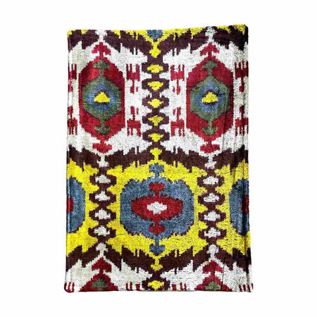 Σουπλά The Mamacita Silk and Cotton Placemat Yellow Boho 40x65cm