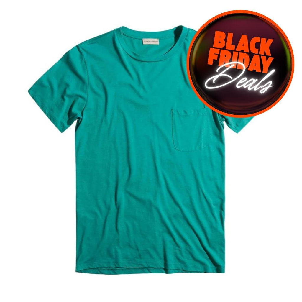 Ανδρική Μπλούζα με Στροογγυλή Λαιμόκοψη The Project Garments Crew Neck Modal-Blend Pocket T-shirt Cyan