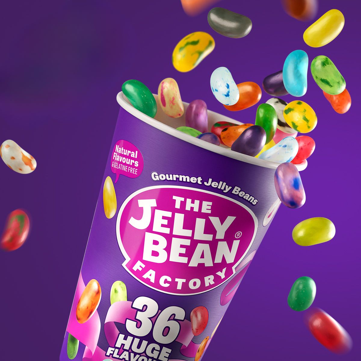 Καραμελάκια The Jelly Bean Factory Gourmet 36 Huge Flavours Tube
