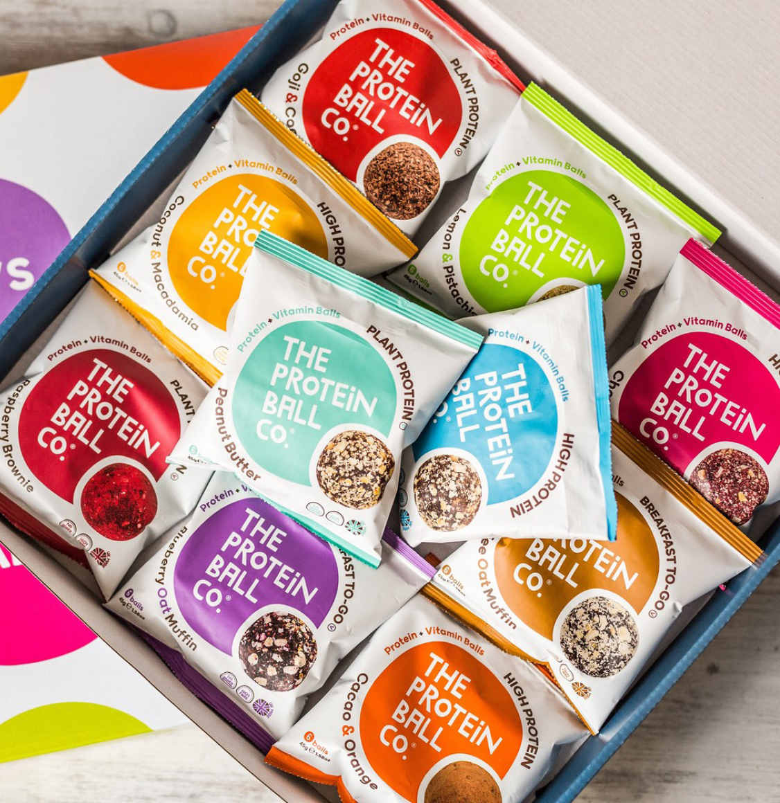 Σνακ Πρωτεΐνης Φυστικοβούτυρο The Protein Ball Co 6 Peanut Butter Plant Protein and Vitamin Balls 45g