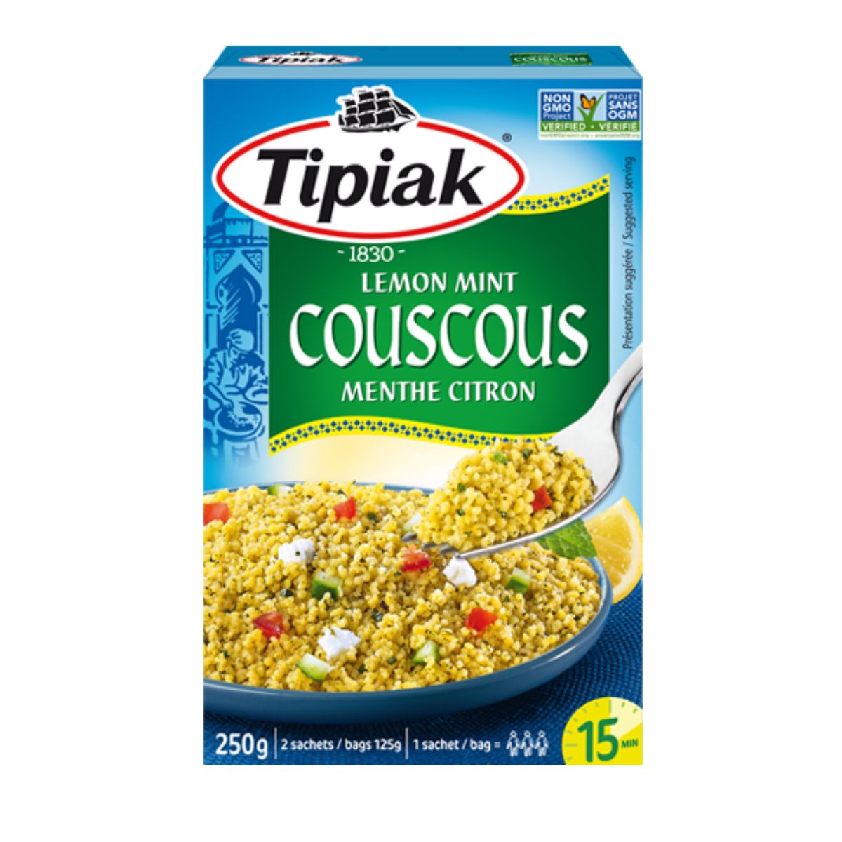 Κους Κους Με Λεμόνι Και Μέντα Tipiak Couscous With Lemon And Mint