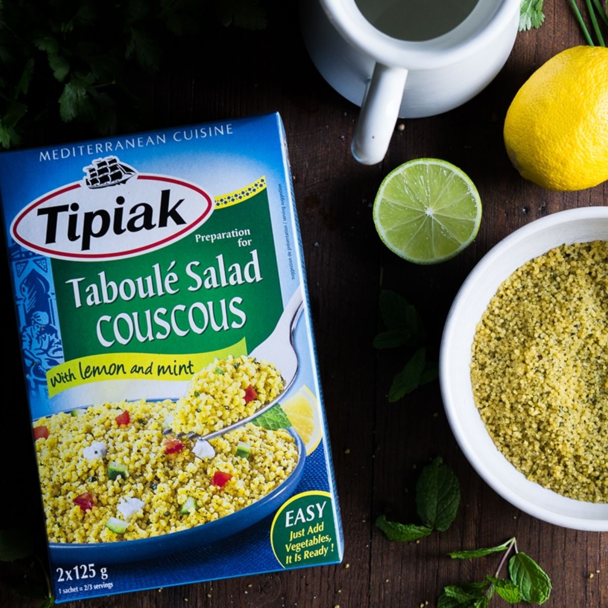 Κους Κους Με Λεμόνι Και Μέντα Tipiak Couscous With Lemon And Mint