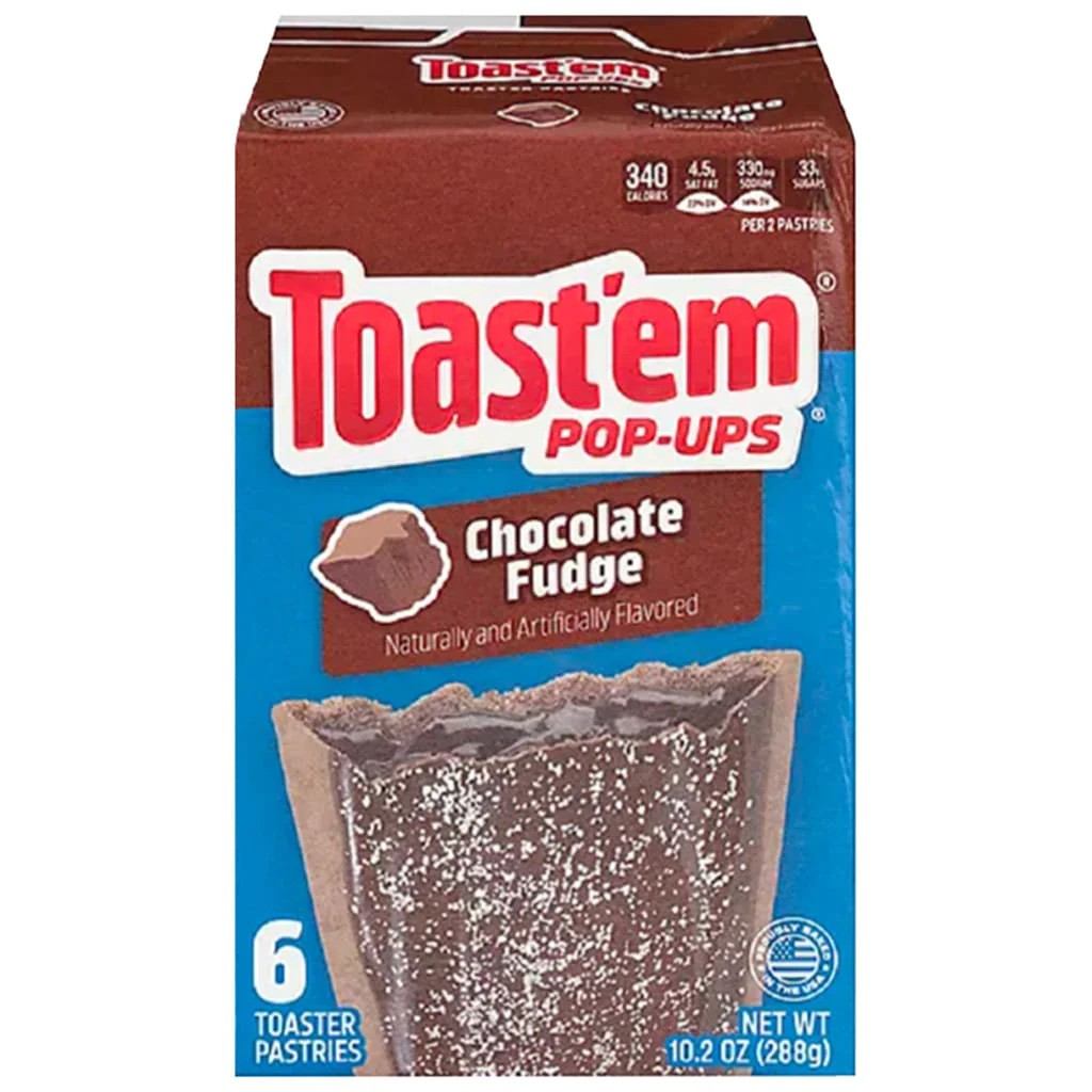 Toast Em Pop Ups Frosted Chocolate Fudge 288g-A