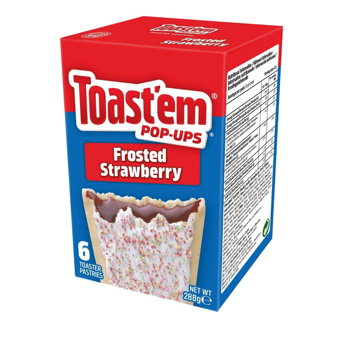 Ταρτάκια με γέμιση Φράουλα Toast Em Pop Ups Frosted Strawberry